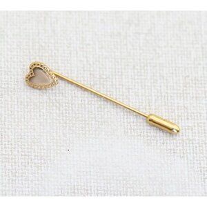 Vintage Golden Heart Stickpin by Sarah Coventry - Y1